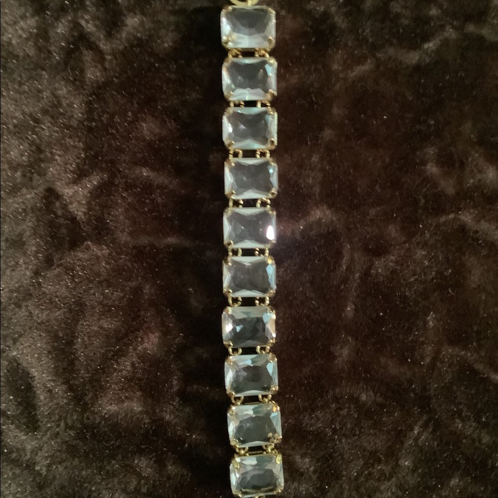 C & Co. Glass Tennis Bracelet
